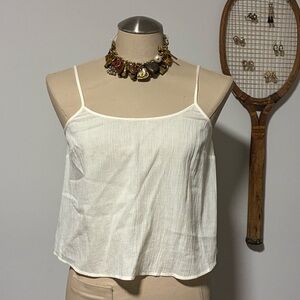 Madewell Cream Tank Top, Sz XS